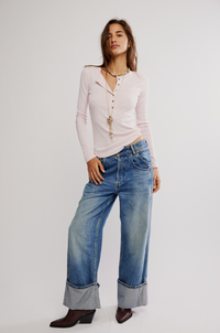 Jamie Henley Half Button Top