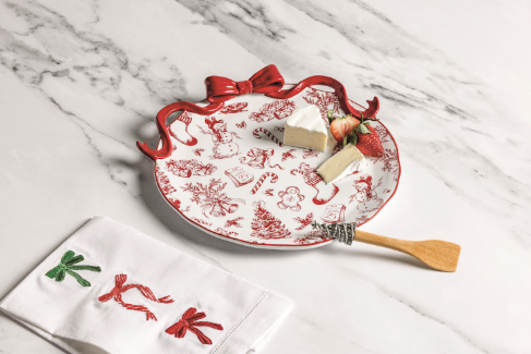 Bow Cookie Plate