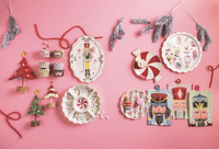 Christmas Candy Platter Set
