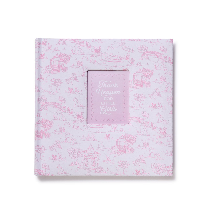Thank Heaven Animal Toile Fabric Cover Photo Album