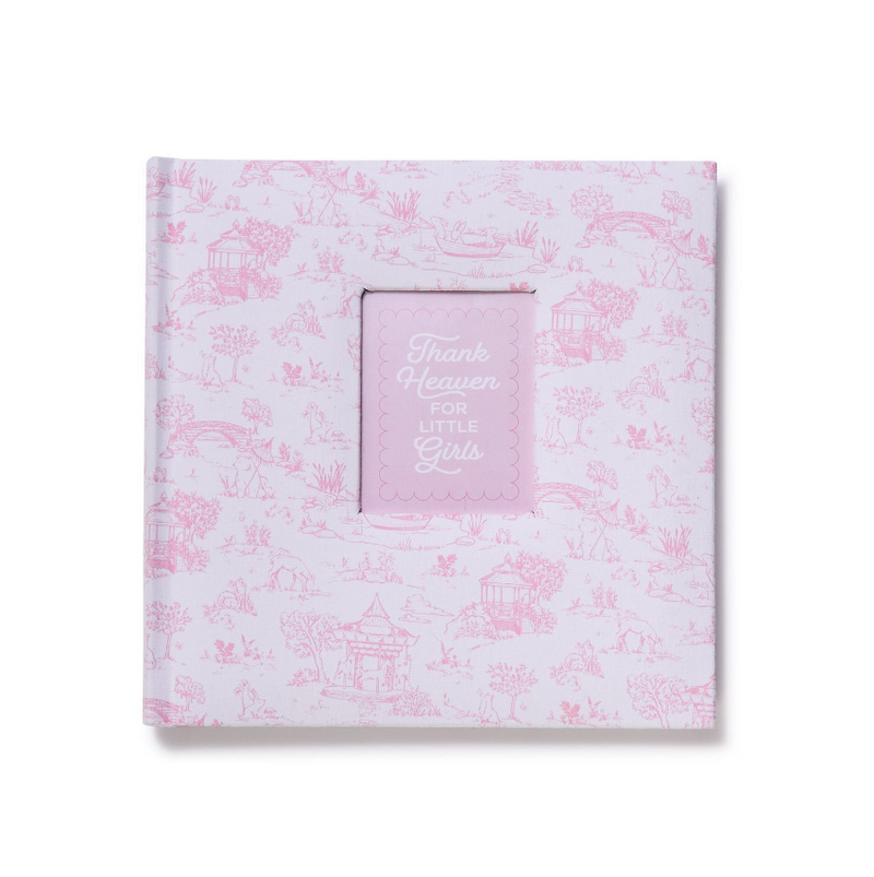 Thank Heaven Animal Toile Fabric Cover Photo Album