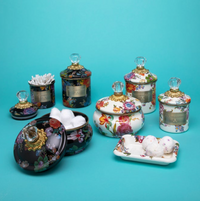 Flower Market Mini Canister - White