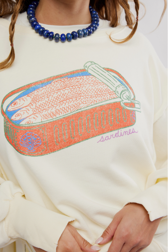 Graphic Camden Sardine Combo Sweatshirt