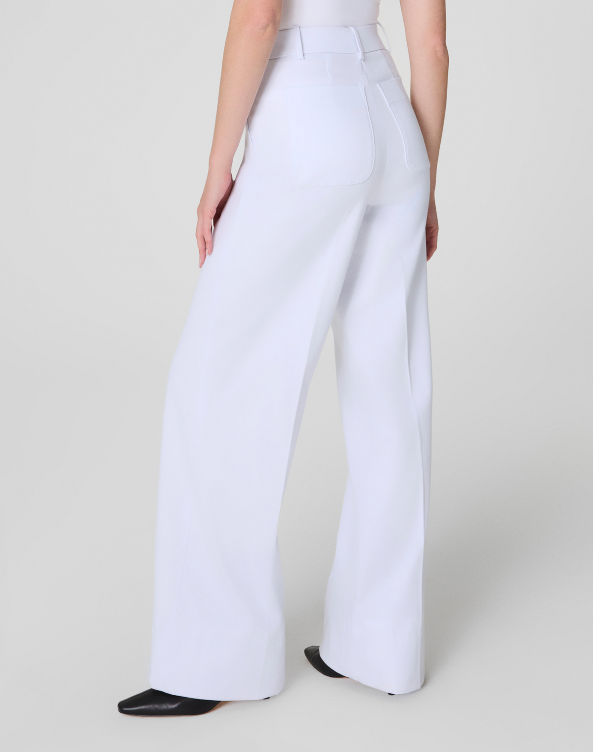 Stretch Twill Wide Leg Pant