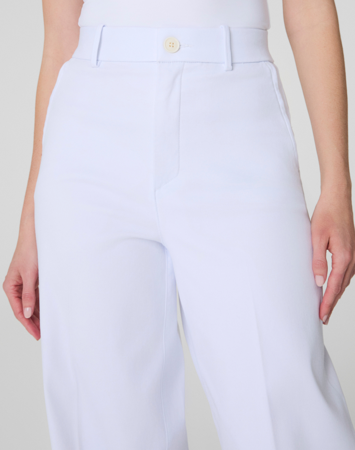 Stretch Twill Wide Leg Pant