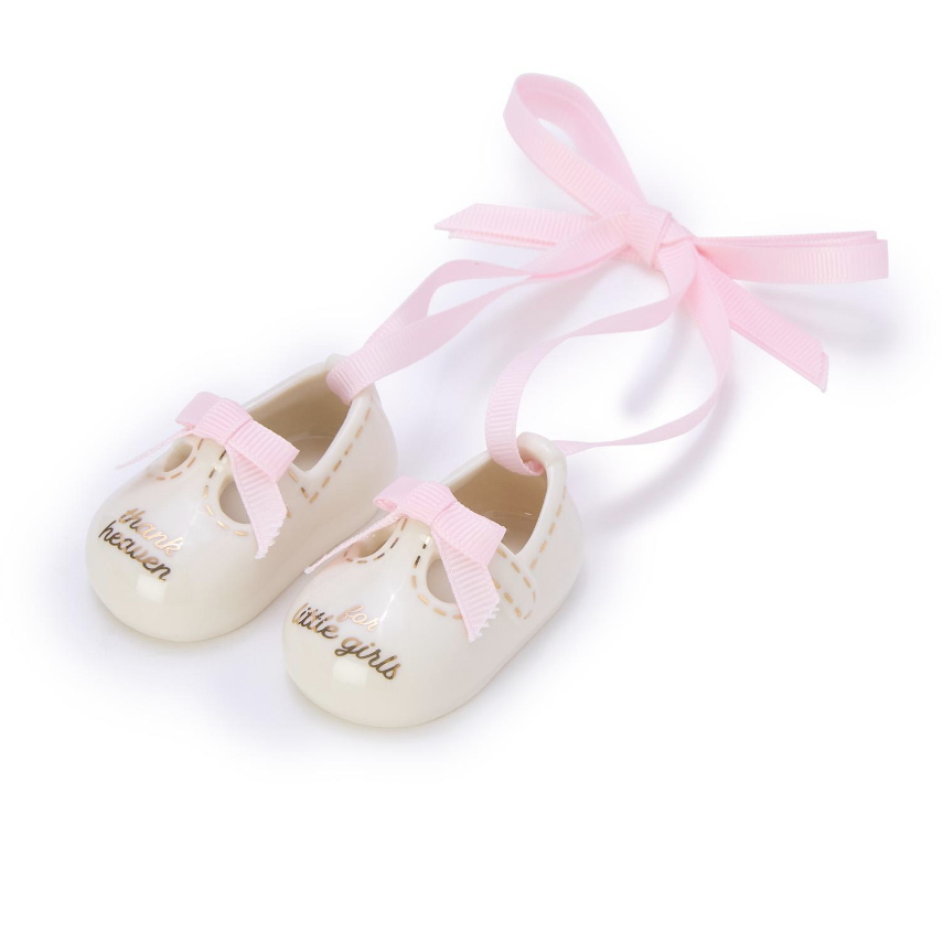 Thank Heaven Pair of Baby Shoes Keepsake Ornament Pink/Blue