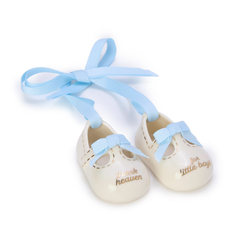 Thank Heaven Pair of Baby Shoes Keepsake Ornament Pink/Blue