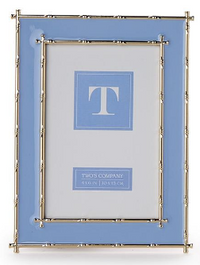 Gold Bamboo Edge 4" x 6" Metal Frame