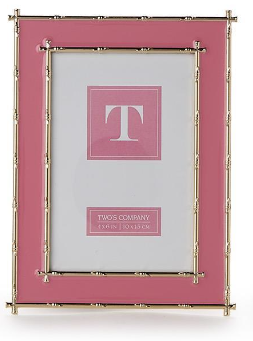 Gold Bamboo Edge 4" x 6" Metal Frame