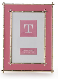 Gold Bamboo Edge 4" x 6" Metal Frame