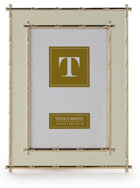 Gold Bamboo Edge 4" x 6" Metal Frame