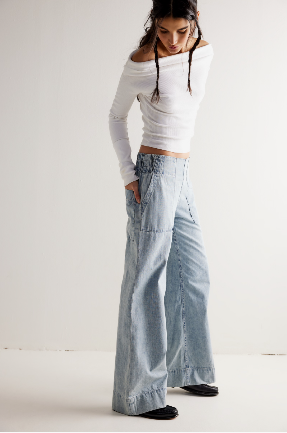 Breezy Denim Pull On Jeans