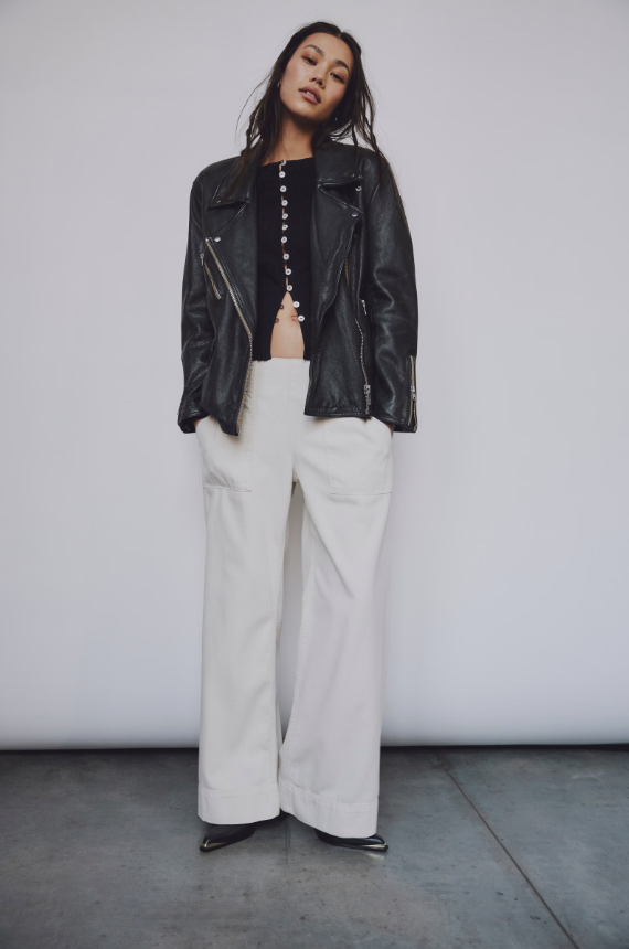 Breezy Denim Pull On Pants