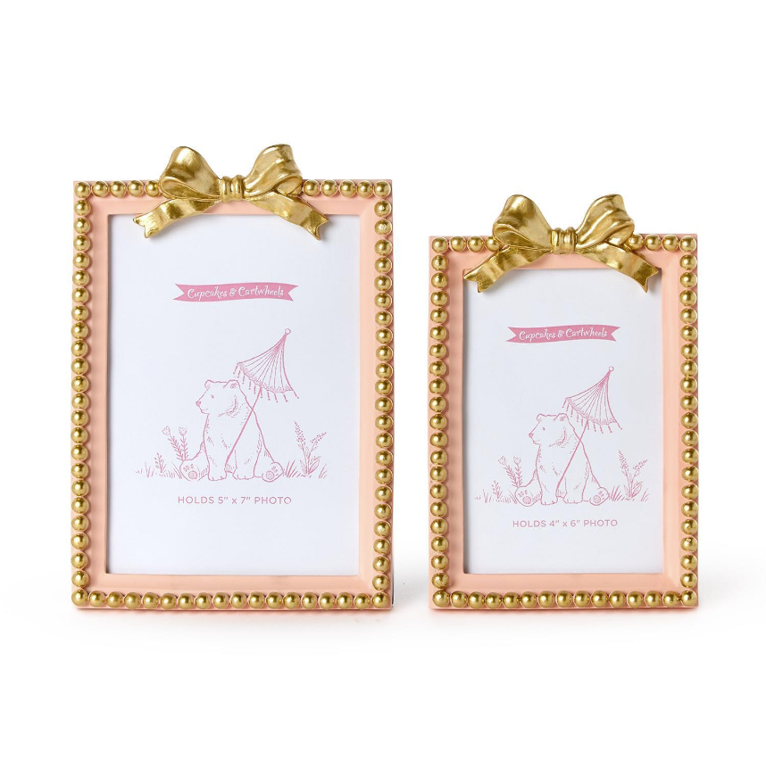 Golden Bow Photo Frames