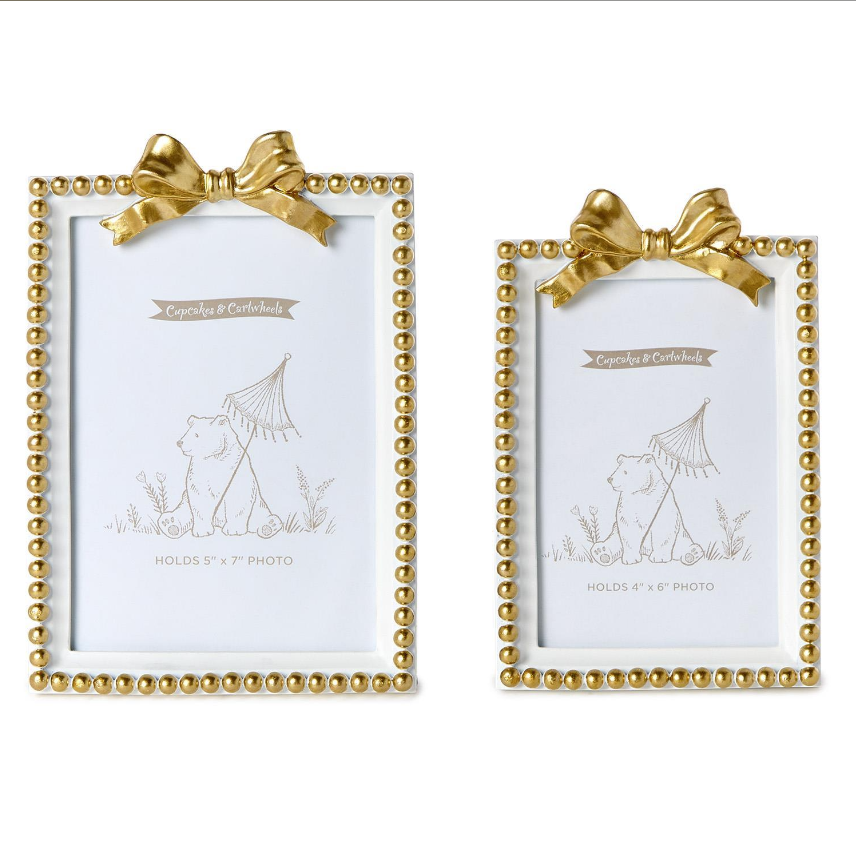 Golden Bow Photo Frames