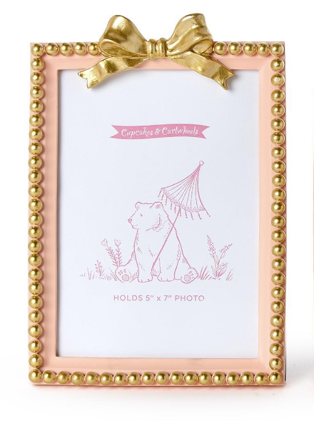 Golden Bow Photo Frames
