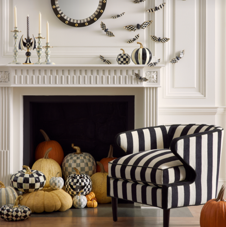 Courtly Check Glossy Pumpkin -Mini