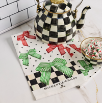 Holly Bow Printed Dish Towel