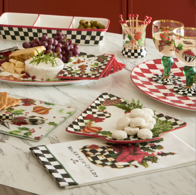 Deck the Halls Tree Serving Platter