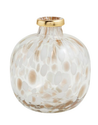 White & Gold Tortoise Vases