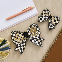 Courtly Bow Trinket Dishes, Set Of 2