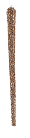 10"H Metal Rhinestone Icicle Ornament,