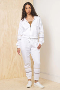 Stripe Burnout Fleece Jogger