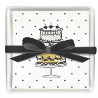 Ceramic Napkin Tray + Napkins