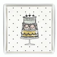 Ceramic Napkin Tray + Napkins