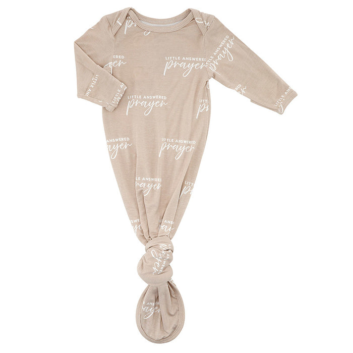 Knotted Gown - Little Answered Prayer (0-3 Mos.)