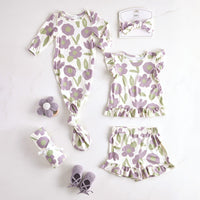 Headband - Purple Floral