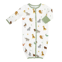Newborn Gown - Safari  0-6mos.