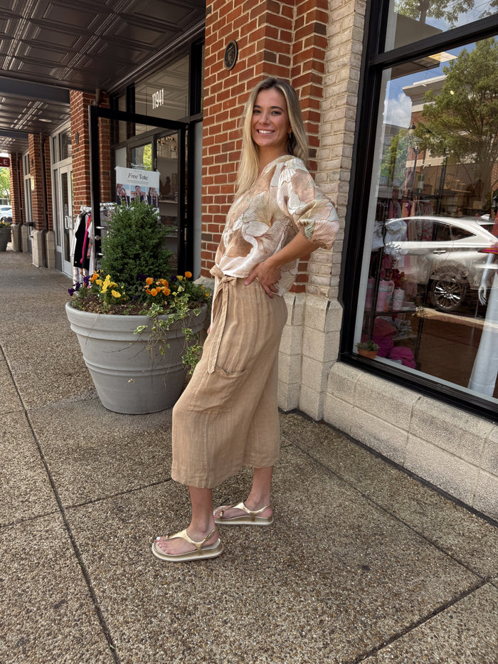 Beige Top