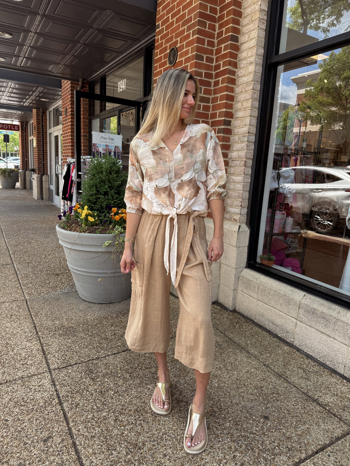 Beige Top