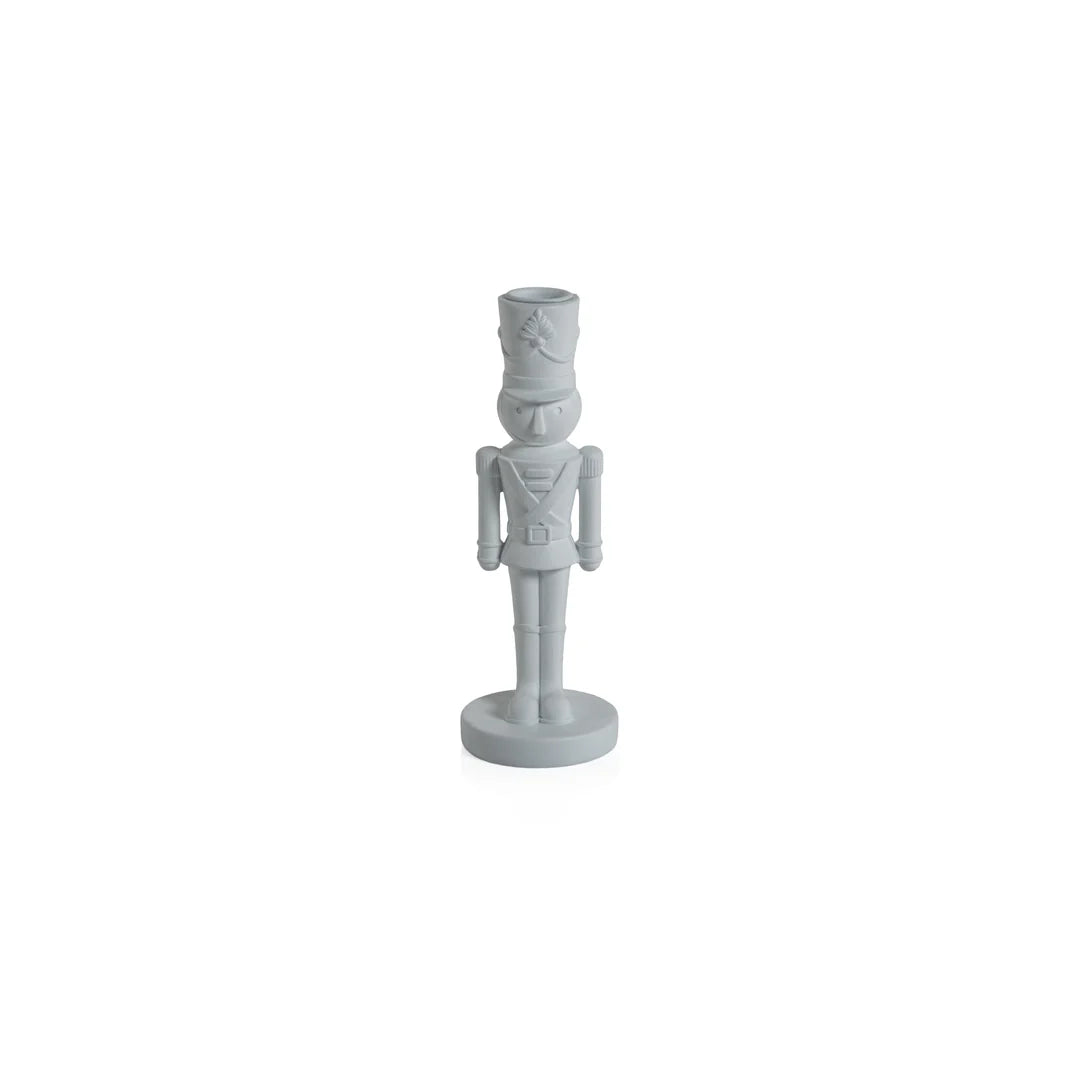 Nutcracker Taper Holder - Matt White