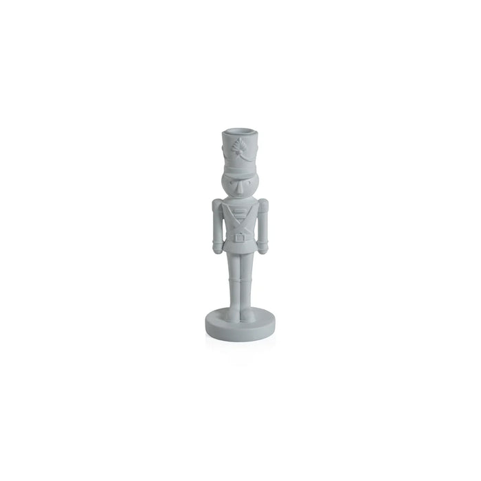 Nutcracker Taper Holder - Matt White
