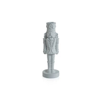 Nutcracker Taper Holder - Matt White - 10 in