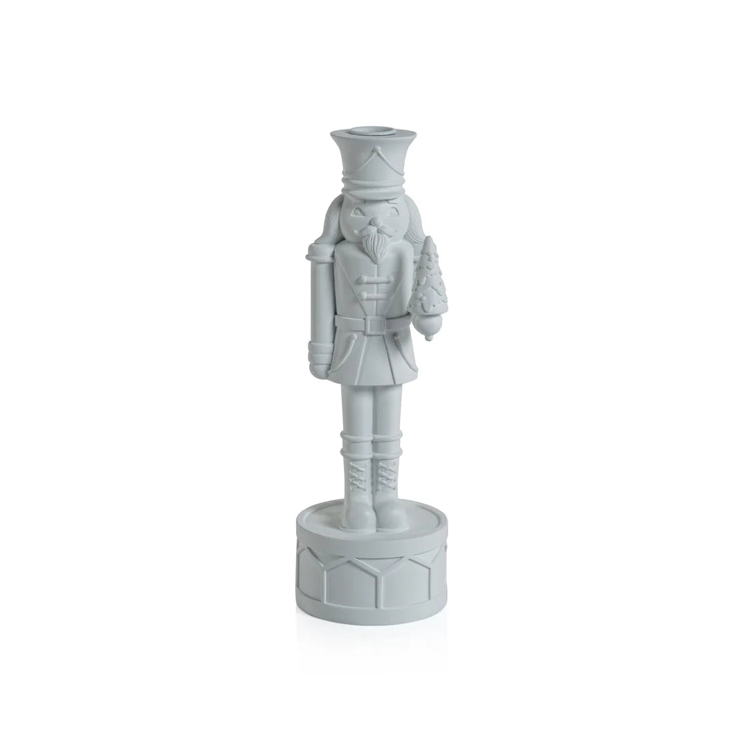 Nutcracker Taper Holder - Matt White