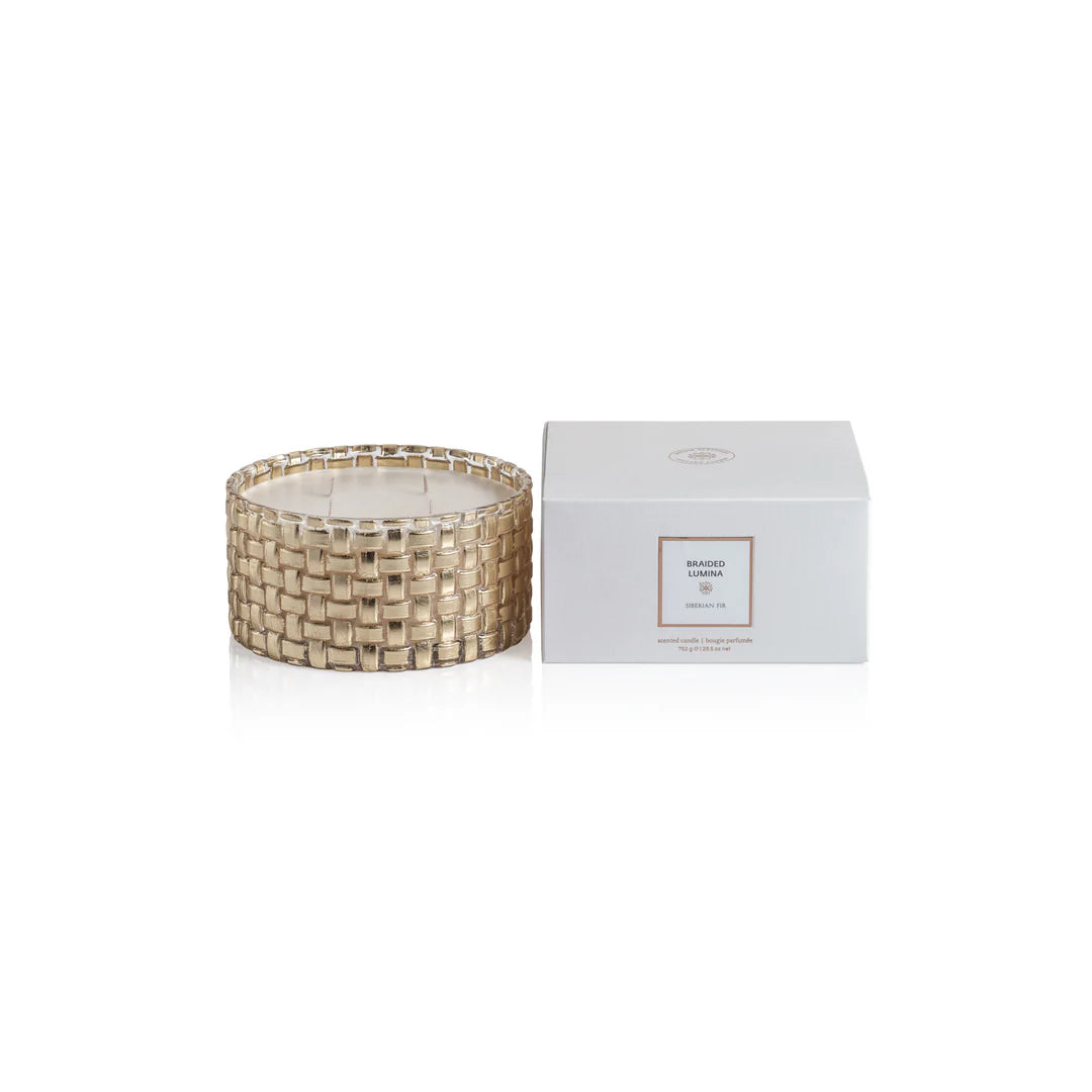 Rosegate Design Braided Lumina Candle - Thumbnail 3