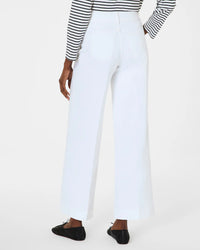 Crop Wide Leg Jeans White