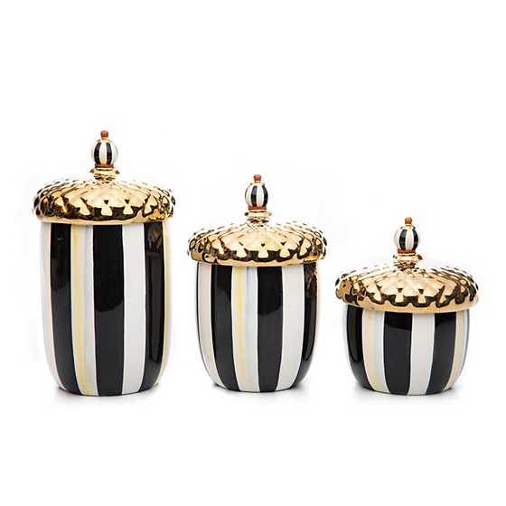 Acorn Canisters-Set Of 3