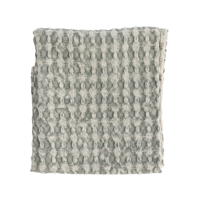 Stonewashed Cotton Waffle Weave Tea Towel