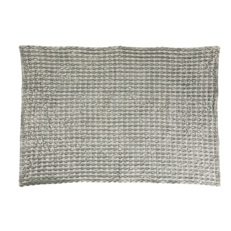 Stonewashed Cotton Waffle Weave Tea Towel