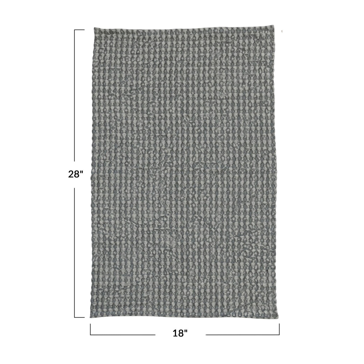 Stonewashed Cotton Waffle Weave Tea Towel