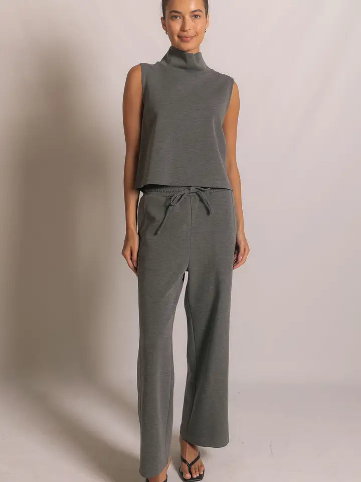 Butter Modal Side Binding Wide Leg Pants