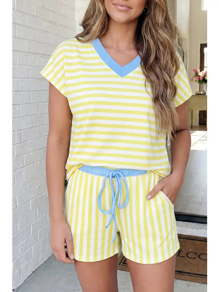 Tee Drawstring Short Set