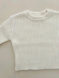 Classic Ribbed Set | Milk  0-3 Mos.