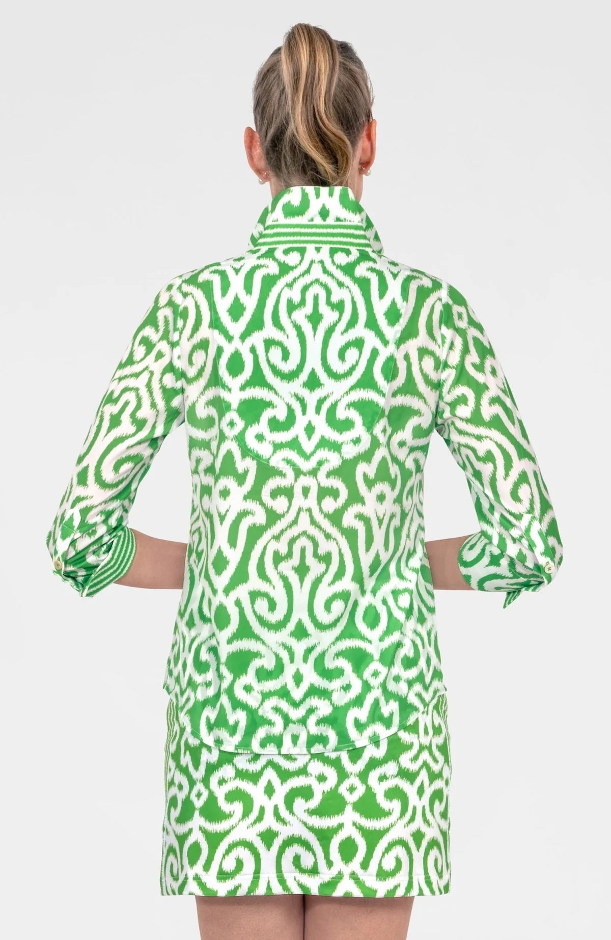 Boyfriend Cotton Shirt - Arabesque