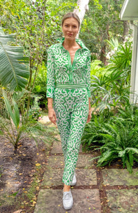 Boyfriend Cotton Shirt - Arabesque