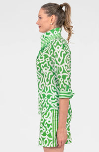 Boyfriend Cotton Shirt - Arabesque